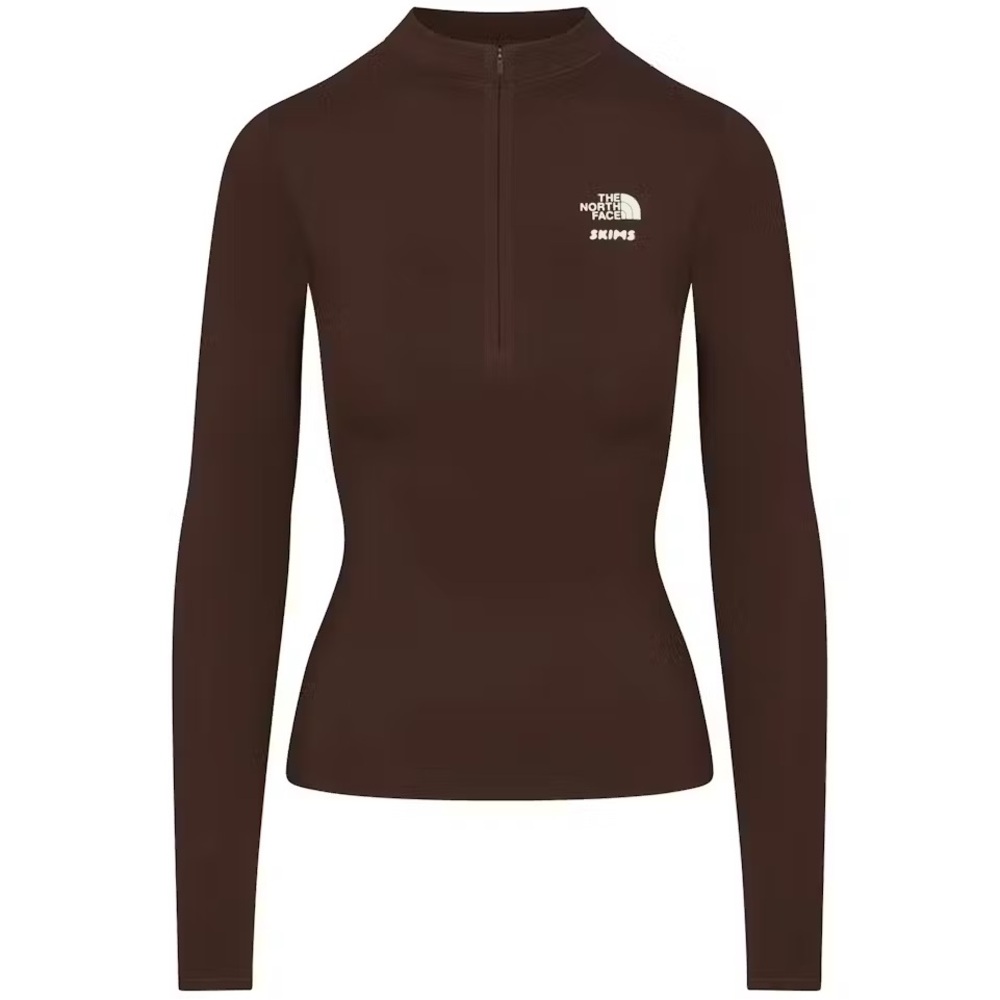 The North Face x Skims Refina Long Sleeve Top - Cocoa